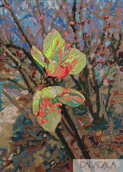 裸花30号100x75cm2013年布面丙烯、乙烯、金漆.jpg